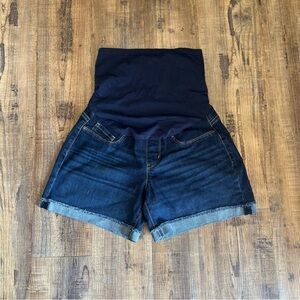 Signature by Levi Strauss & Co. Gold Label Womens Maternity Denim Shorts Sz Sm